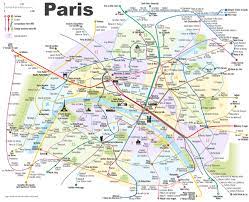 plan de paris monuments et metro