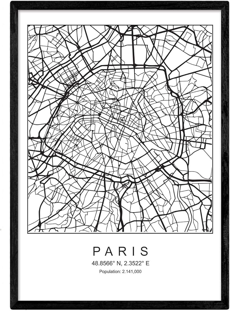 plan de paris à imprimer gratuit