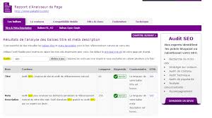 analyse référencement site