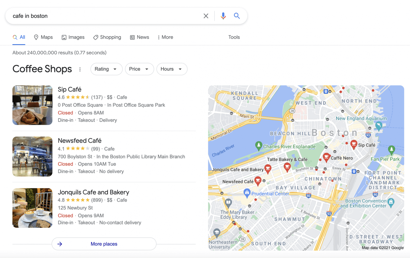 referencement google map