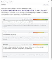 référencer un site sur google
